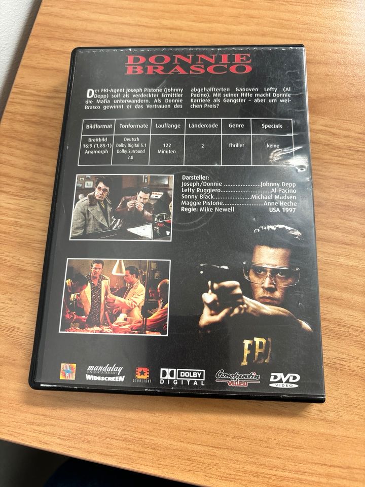 Donnie Brasco DVD Al Pacino Johnny Depp in Hamburg