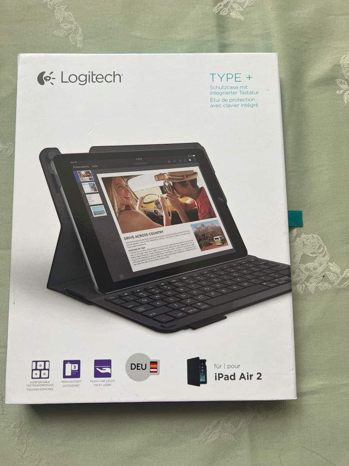 Apple iPad Air 2 (A1567) mit Logitech Tastatur in Bördeland