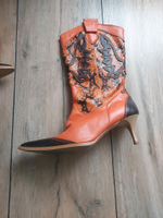 Verkaufe neuwertige echte Leder Stiefel extravagante Bayern - Obernzell Vorschau