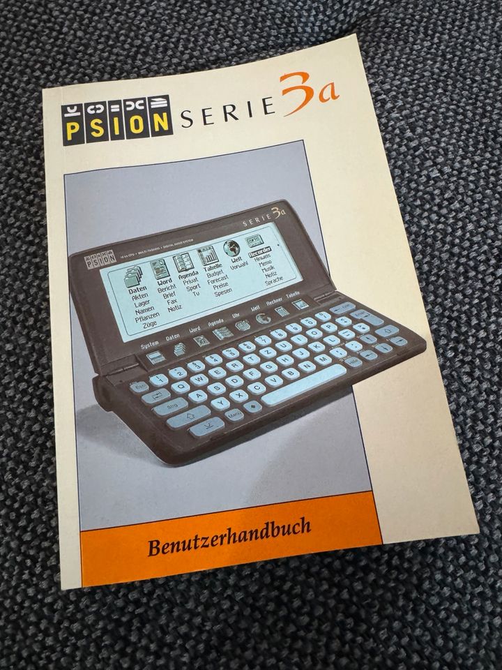 Psion Serie 3a Benutzerhandbuch in Dresden
