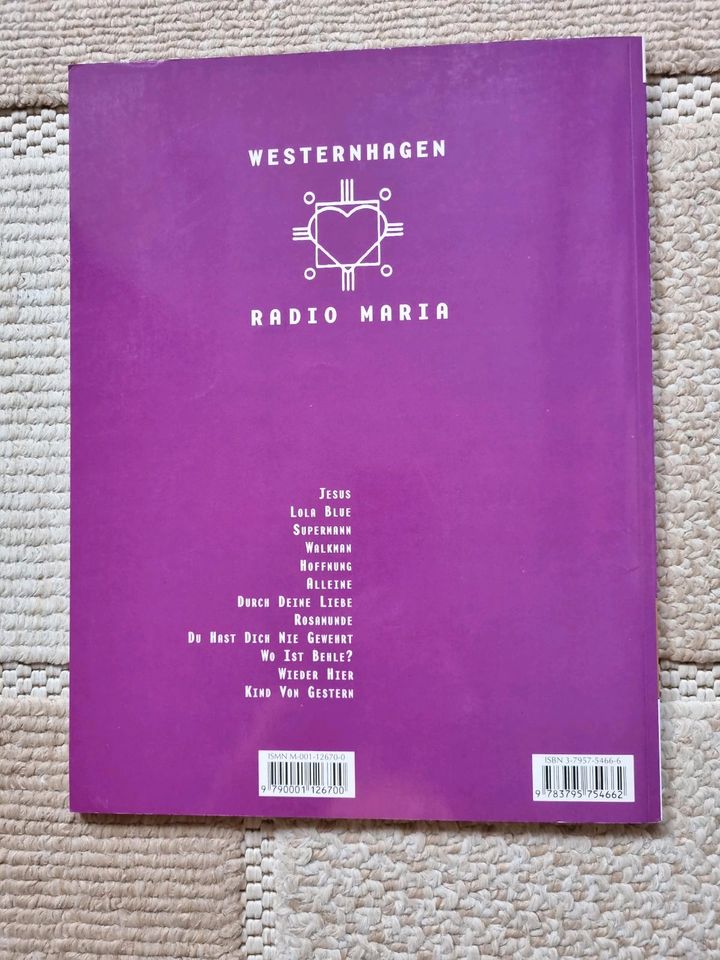 4 stk Marius Müller Westernhagen Songbooks in Kronberg im Taunus