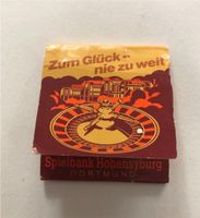Spielbank Hohensyburg Streichholzheftchen Vintage Bochum - Bochum-Süd Vorschau