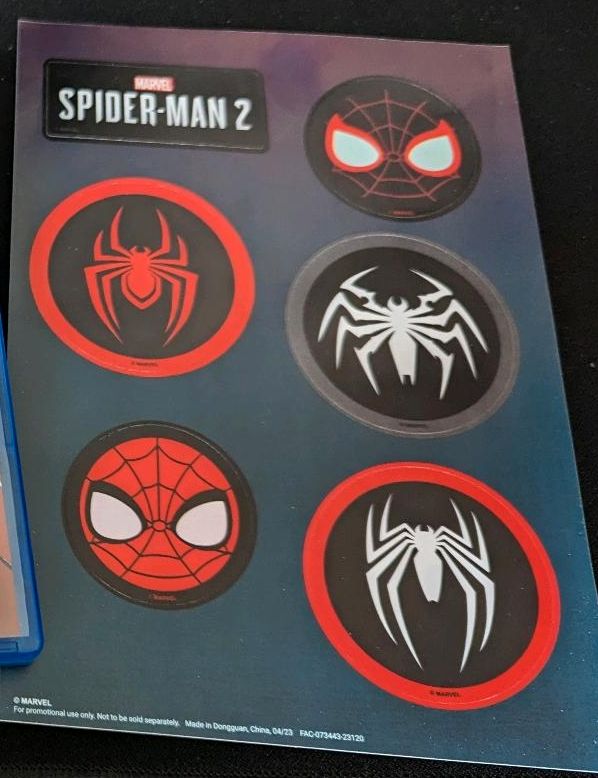 Spider Man 2 PS5 Plus exklusive Sticker in Radebeul