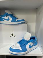 Blaue Nike Jordan 1 Low Gr. 40.5  VB Sachsen - Torgau Vorschau