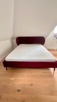 Bett Samt Bordeaux 160x200 inkl. Matratze Bremen - Neustadt Vorschau