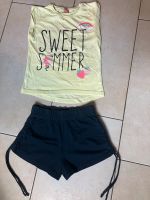 Sommerset Short (dunkelblau) T-Shirt gelb, Glitzer gr 122 Wiesbaden - Mainz-Kostheim Vorschau