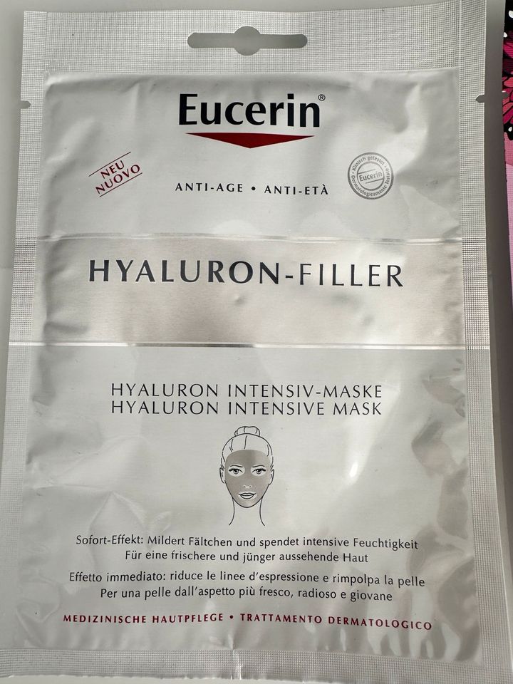 2 Stk GesichtsMaske TuchMaske 2x Eucerin Hyaluron-Filler Anti Age in Püttlingen