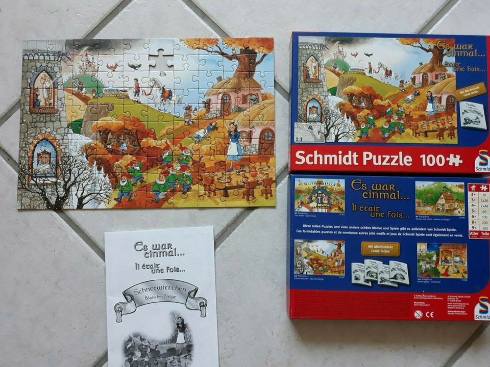 Puzzle 3+2 gratis-Janosch, Der kleine Eisbär,Selecta Riesenpuzzle in Störnstein