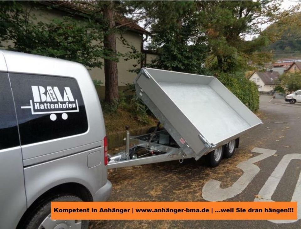 EDUARD Anhänger Kipper 3-Seiten E+H 3000kg Rampen Stützen in Mühlhausen im Täle