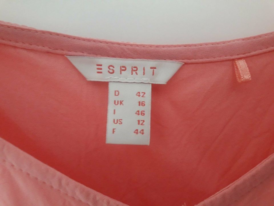 WIE NEU* ESPRIT Shirt Top Bluse pink rosé rosa Damen L XL 42 44 in Retzstadt