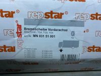 2 xBremsscheibe Vorderachse Rep.Star MN 03151001 Baden-Württemberg - Reutlingen Vorschau