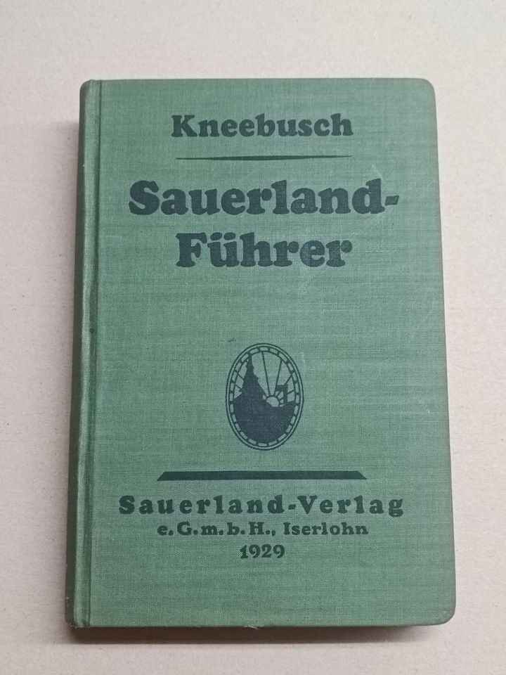 *selten* altes Buch Kneebusch "Sauerland-Führer" Ausgabe 1929 in Bad Wildungen