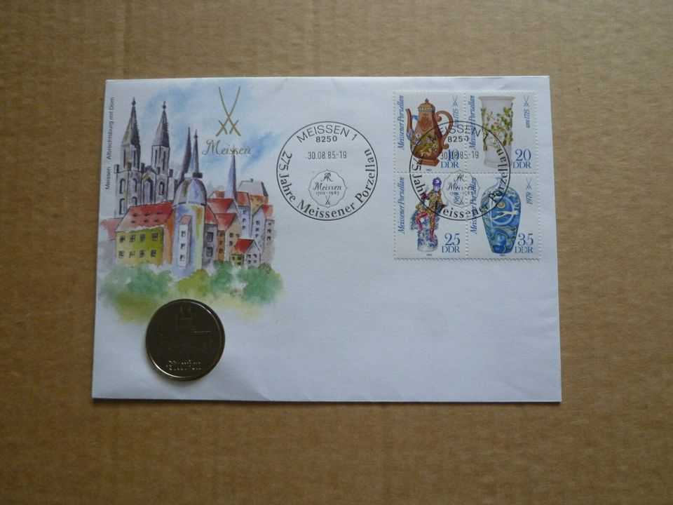 DDR Numisbrief Albrechtsburg in Meißen 1983 Worbis Nr. 34 in Berlin