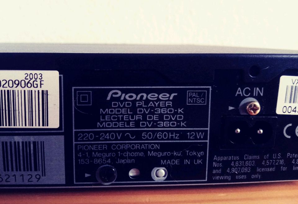 Pioneer DVD Player DV-360 zu verkaufen in Recklinghausen