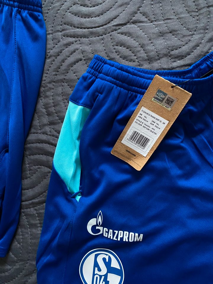 Umbro Fc Schalke 04 Kinder Junior Short blau mit türkis 158cm in Köln