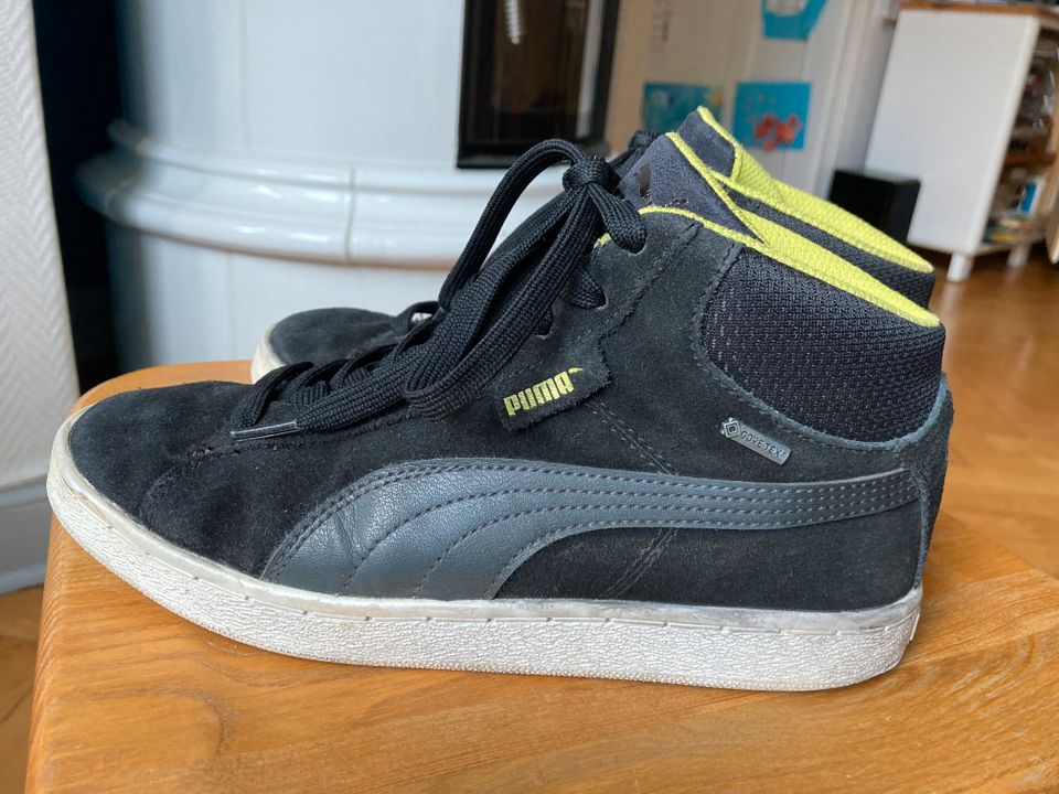 PUMA goretex Boots Übergang Sneaker  schwarz 37,5 wasserdicht in Berlin