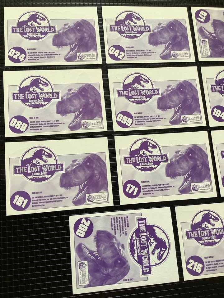 Nr. 216 Silber Sticker »THE LOST WORLD#JURASSIC PARK 2« 1997 in Hunderdorf