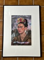 Poster Selbstportrait FRIDA KAHLO schwarz gerahmt 50x 70 cm Niedersachsen - Heeßen Vorschau