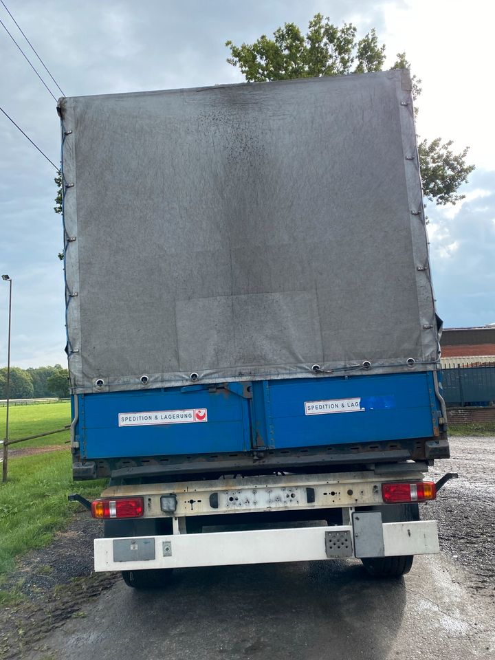 Plane/Spriegel Anhänger Krone LKW Ballenwagen Tieflader Plattform in Datteln