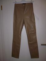 Kunstlederhose - hinten mit Schlitz - goldbeige - Gr. S Zara Baden-Württemberg - Muggensturm Vorschau