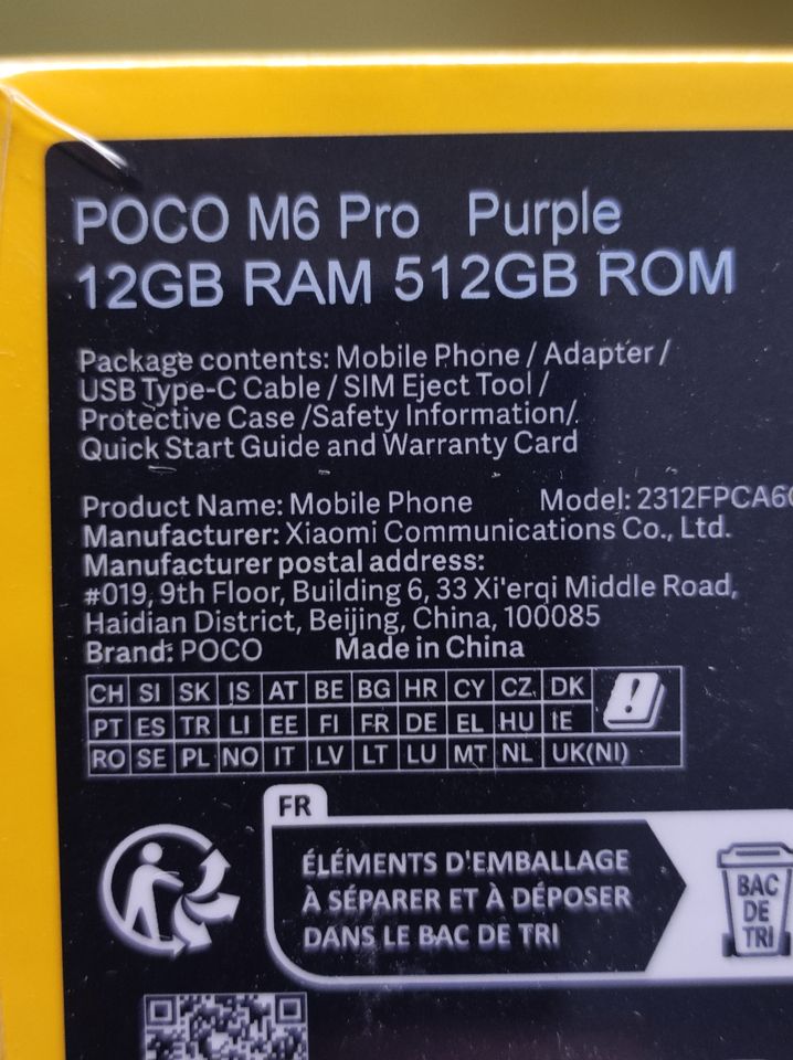 Xiaomi POCO M6 Pro Smartphone 12+512GB 120Hz NFC 64MP 67W in Potsdam