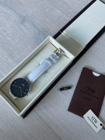 Daniel Wellington Uhr Bondi 32mm weiß schwarz Silber Leder Nordrhein-Westfalen - Geseke Vorschau