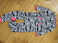 Jumpsuit Onesie Hausanzug Zebra Tier-Kostüm XL (42-44) flauschig Östliche Vorstadt - Fesenfeld Vorschau