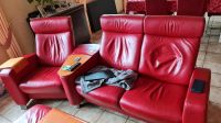 Original Stressless "Arion" Sofa mit Hocker in Rot Funktion echt Saarland - Lebach Vorschau