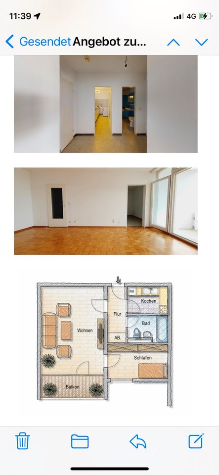 2 Zimmer Wohnung zu vermieten in Hannover