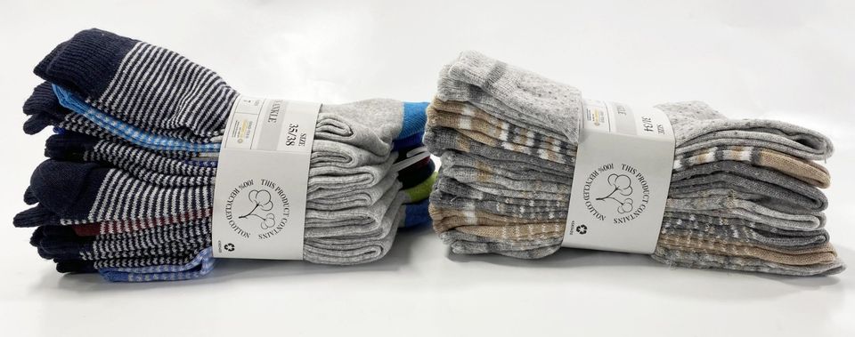 350 Paare Oeko-Tex Socken für Jungen u. Mädchen, versch. Größen, Großhandel Restposten Paletten in Tanna