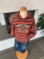 S. Oliver Pulli Hoodie orange gestreift Gr. 116 122 Bochum - Bochum-Nord Vorschau