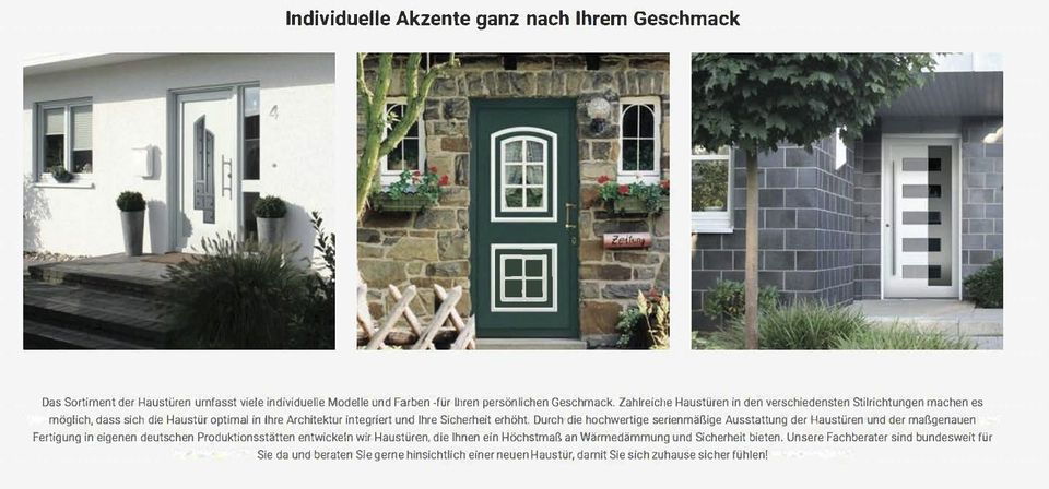 Haustüren auf Maß gefertigt - mit Montage Direkt vom Hersteller in Hohen Neuendorf