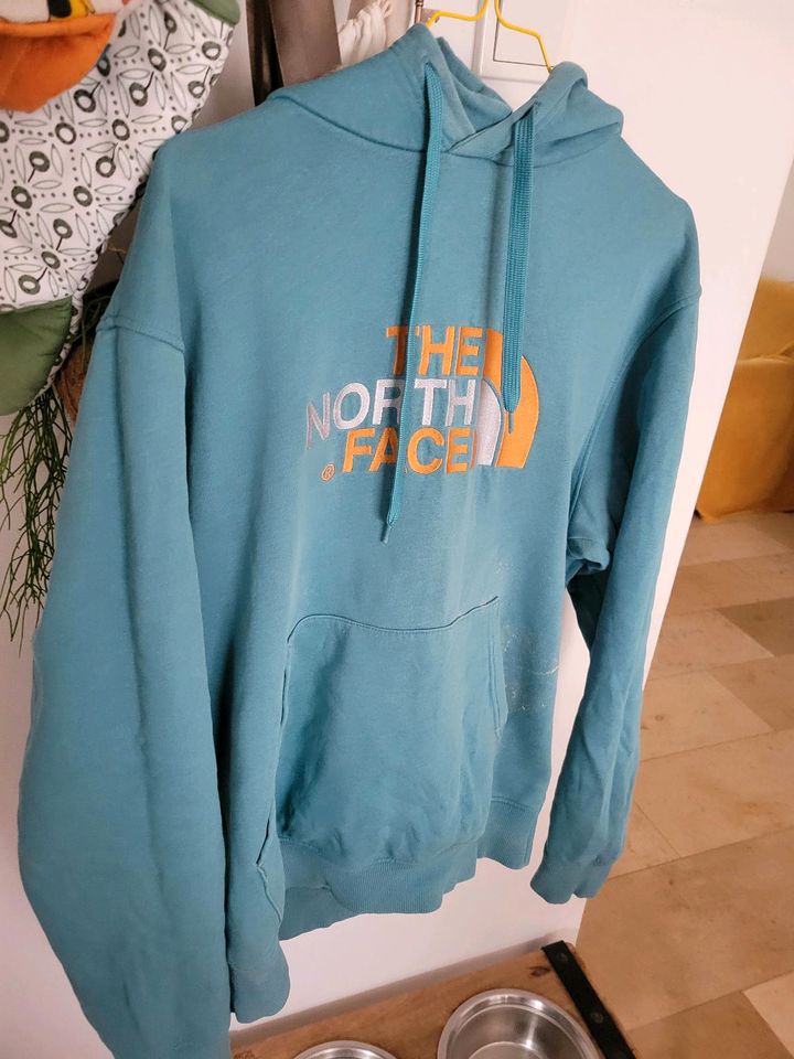 The north face hoodie Babyblau in Saarbrücken