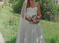Brautkleid Hochzeit 36 A-Linie Bianco Evento HARMONIA Kleid Baden-Württemberg - Weinheim Vorschau
