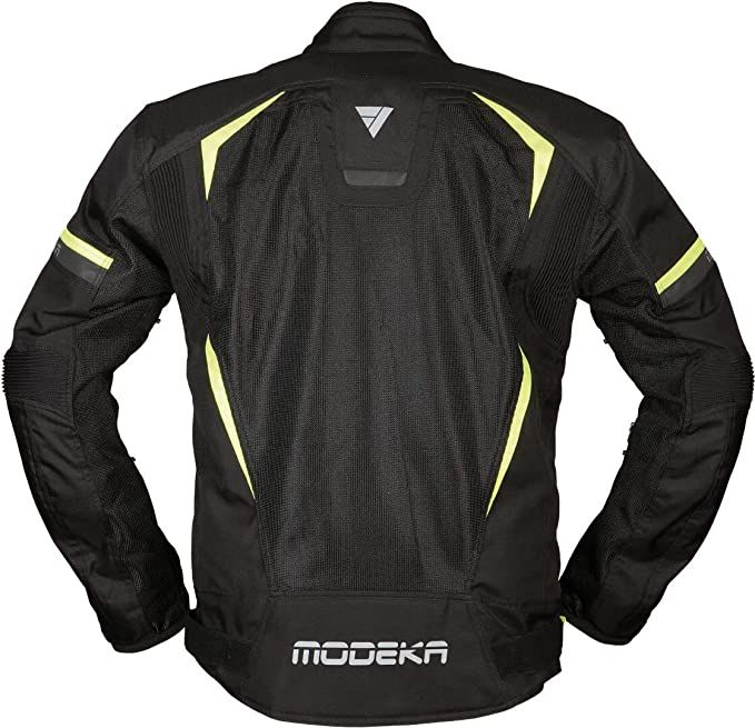 Modeka Yannik Air Motorrad Textiljacke / Schwarz NEON in Hanau