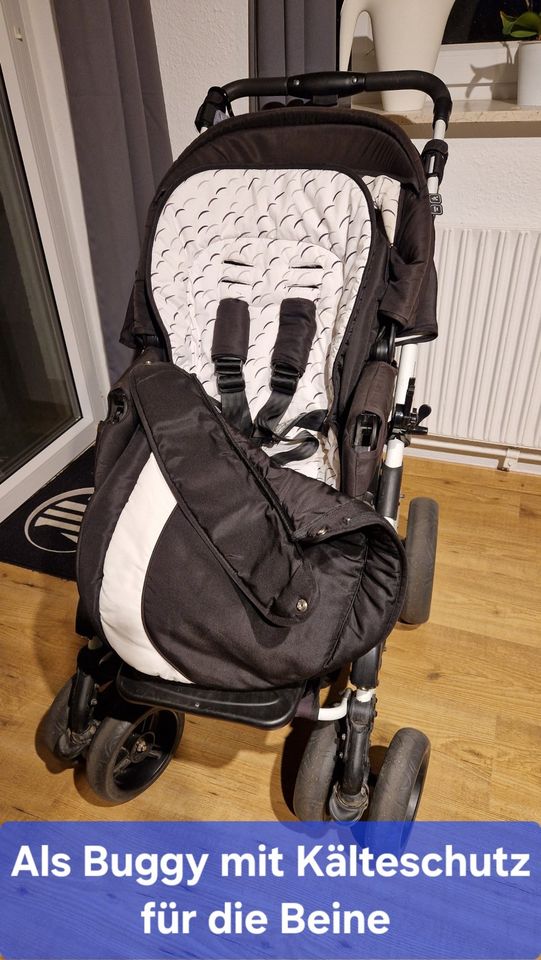 Kinderwagen ABC 6S TURBO mit viel Zubehör in Altenholz