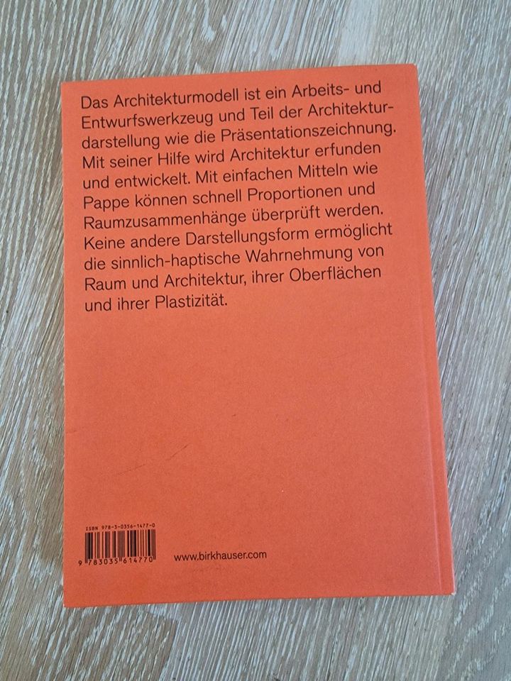 Architektur und Modellbau Buch Alexander Schilling in Osdorf