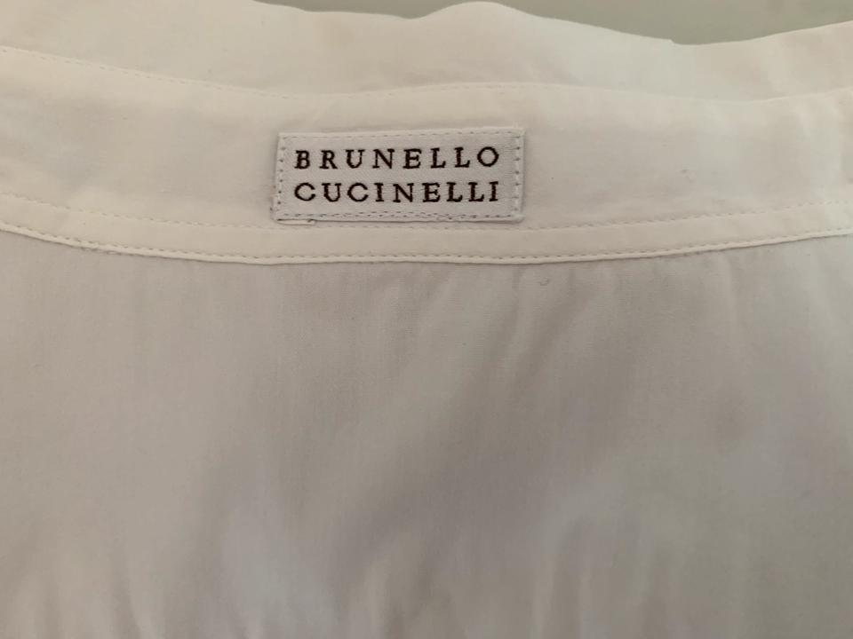 Weiße Bluse im 2 Teiler Optik von Brunello Cucinelli Gr. M in München