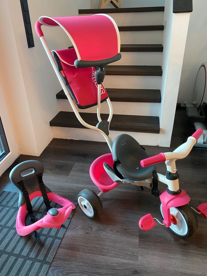 Smoby Dreirad pink Baby Kind Rad Fahrrad Sonnenschutz Kinderrad in Brandenburg an der Havel