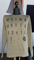 Sweatshirt, khaki mit schwarzer Schrift, sehr gut Thüringen - Jena Vorschau