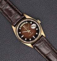 Rolex Day-Date 36 Brown 18038 Vignette Dial 1979 Degrade Diamonds Aachen - Aachen-Haaren Vorschau