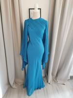 asos satin kleid satinkleid maxikleid maxi XL 42 blau Nordrhein-Westfalen - Schwerte Vorschau