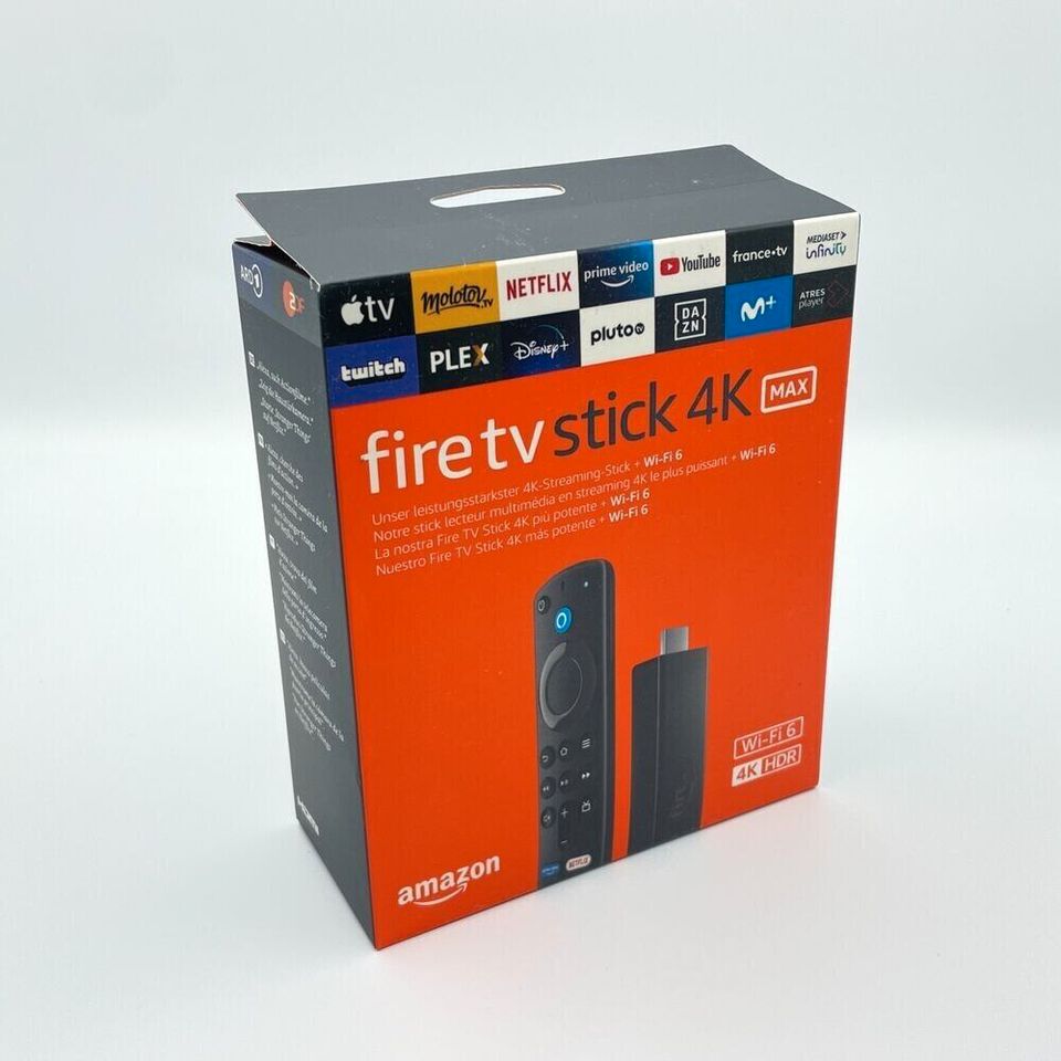 Fire TV Stick 4K MAX Ultra HD WiFi 6 | mit Alexa-Sprachfernbedien in Berlin