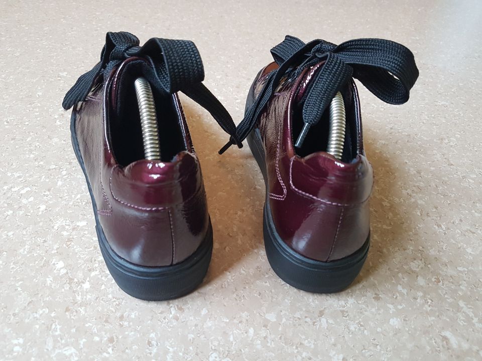 ara- Halbschuhe Damen Gr. 36 bordeaux Lack Echtleder in Jena