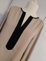 COMMA Bluse 34 XS Beige Schwarz klassisch feminin zeitlos Niedersachsen - Jork Vorschau
