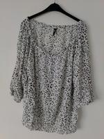 Shirt / Weiß /Gr 46 ++ / tolles Muster / Frühling / Sommer /Damen Hessen - Neuhof Vorschau