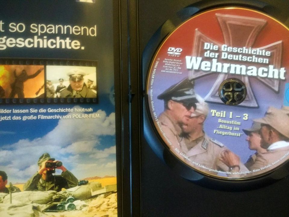 DVD DIE GESCHICHTE DER DEUTSCHEN WEHRMACHT DOKUMENTATION KRIEG in Dortmund