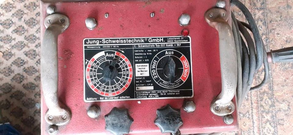 Vintage JUNG Schweißgerät Elektro , Dünnblech in Braunschweig