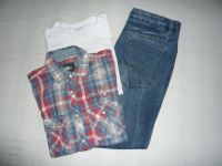 Kleiderpaket Jeans Hose Yigga Hemd H&M Gr. 158 Baden-Württemberg - Bahlingen Vorschau