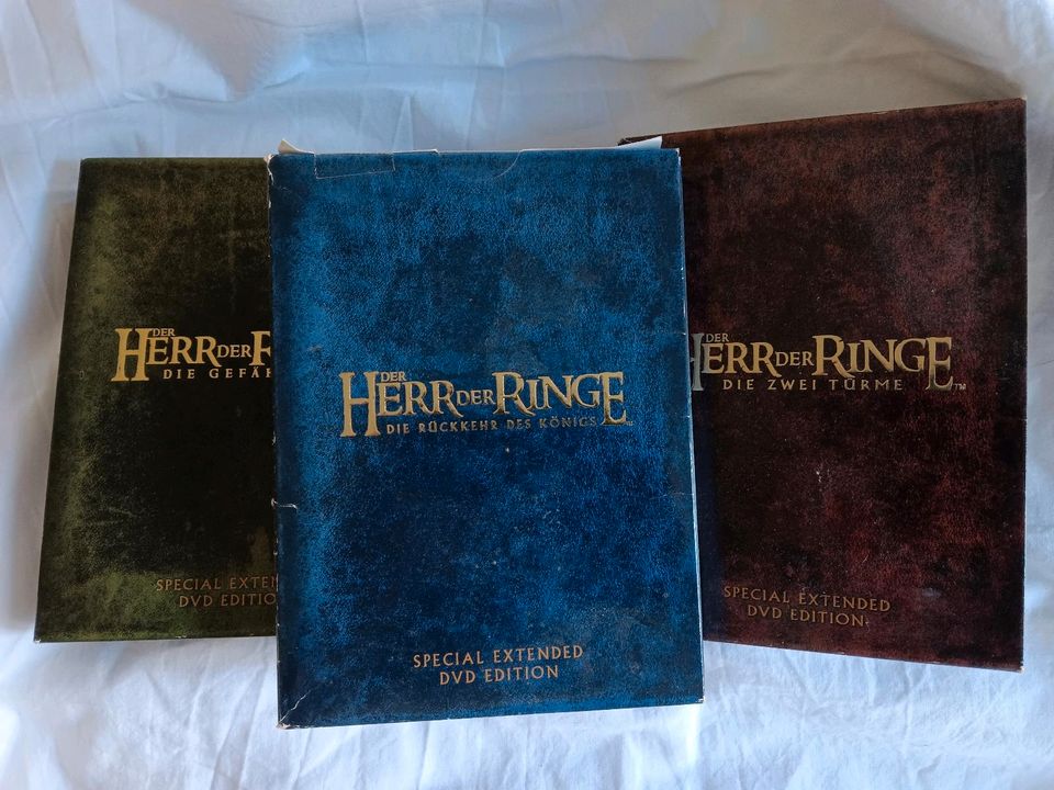 DVD Herr der Ringe 1 - 3 Special Extended Edition in Niebüll